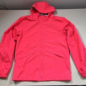 Iceberg Outerwear Girls Size XL Packable Rain Jacket Full Zip Hooded Lightweight